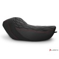 LUIMOTO (Hex-Diamond) Rider Seat Covers for the HARLEY DAVIDSON IRON 1200 (2018+)